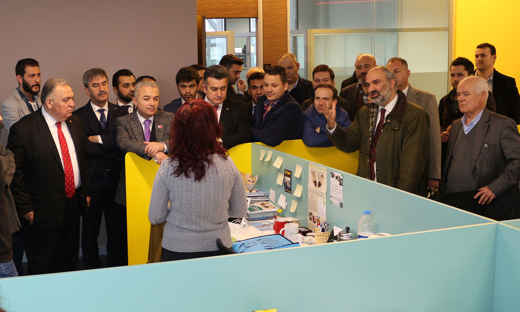 Ankara´daki ziyaretleri kapsamında Manisa Turgutlu Kaymakamı ,Turgutlu Belediye Başkanı ve Ticaret odası Başkanı ve beraberinde birçok iş adamı 4 Ocak´ta Teknopark Ankara´yı ziyaret etti.
