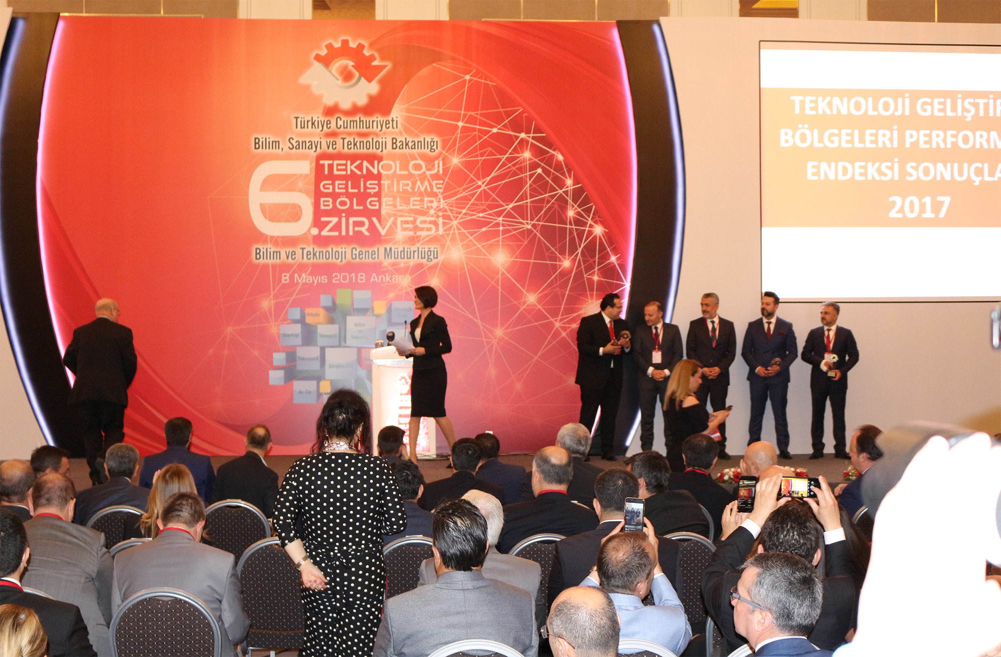 Bilim, Sanayi ve Teknoloji Bakanlığı’nın düzenlediği Teknoloji Geliştirme Bölgeleri Zirvesi’nin 6’ncısı, 8 Mayıs 2018’de Ankara’da Bilkent Otel’de düzenlendi.